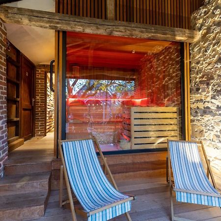 Villa Tynil Saint Jean: Renovated Old Barn + Nordic Bath à Aubel Extérieur photo