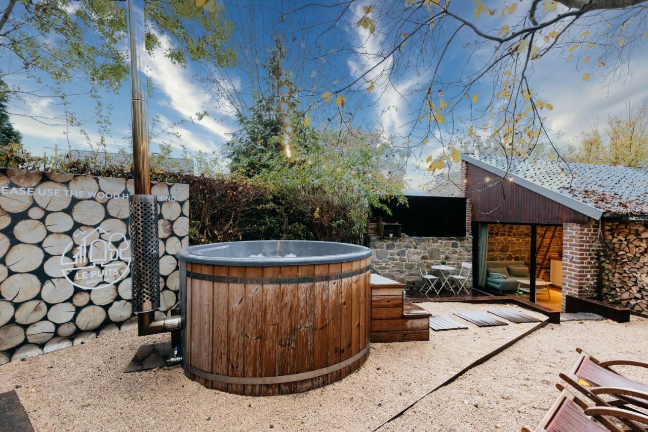 Villa Tynil Saint Jean: Renovated Old Barn + Nordic Bath à Aubel Extérieur photo