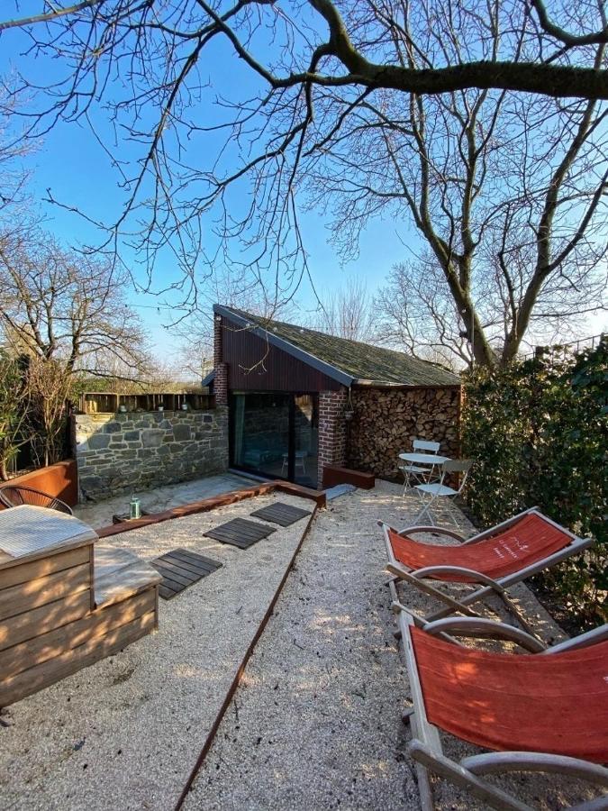 Villa Tynil Saint Jean: Renovated Old Barn + Nordic Bath à Aubel Extérieur photo